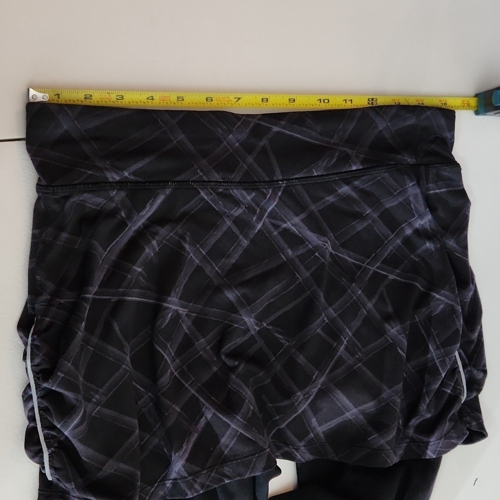Athleta Skirt Leggings Womens size M Purple Black Athletic - Picture 9 of 12
